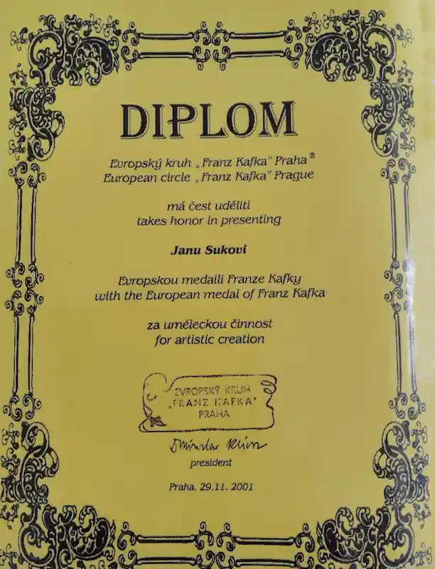 medaili Franze Kafky