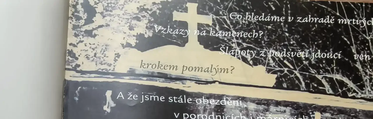 Psáno na obrazy hřbitovů